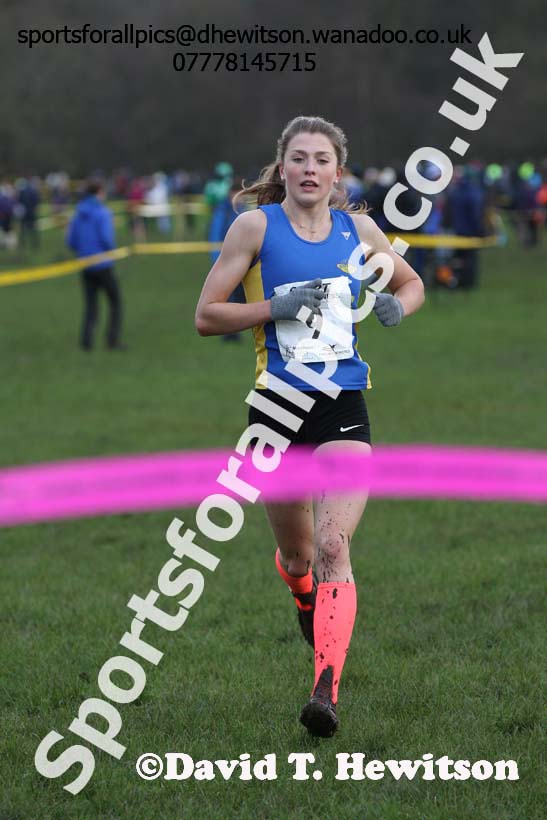 Womens under-17 Northern Cross Country Champs., Witton Park, Blackburn. Photo: David T. Hewitson/Sports for All Pics
